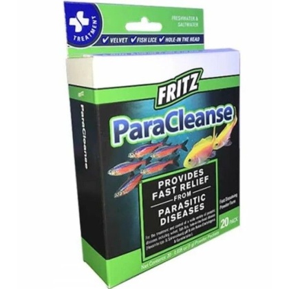 Fritz Aquatics ParaCleanse Parasitic Disease Treatment - 20 count