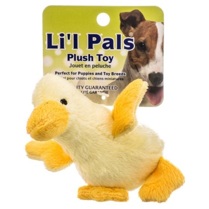 Lil Pals Ultra Soft Plush Dog Toy - Duck - 5\